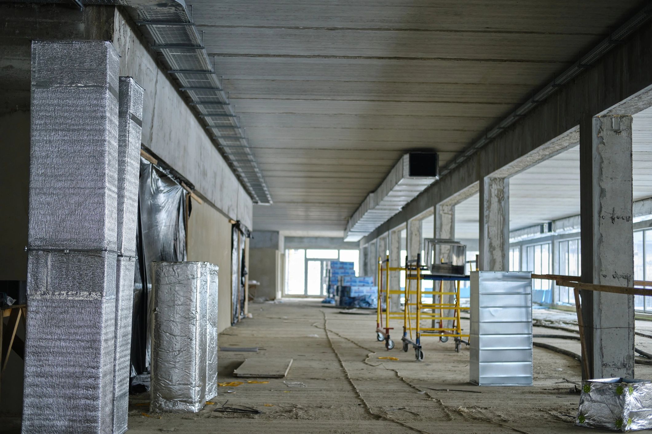 Industrial ventilation and infrastructure systems